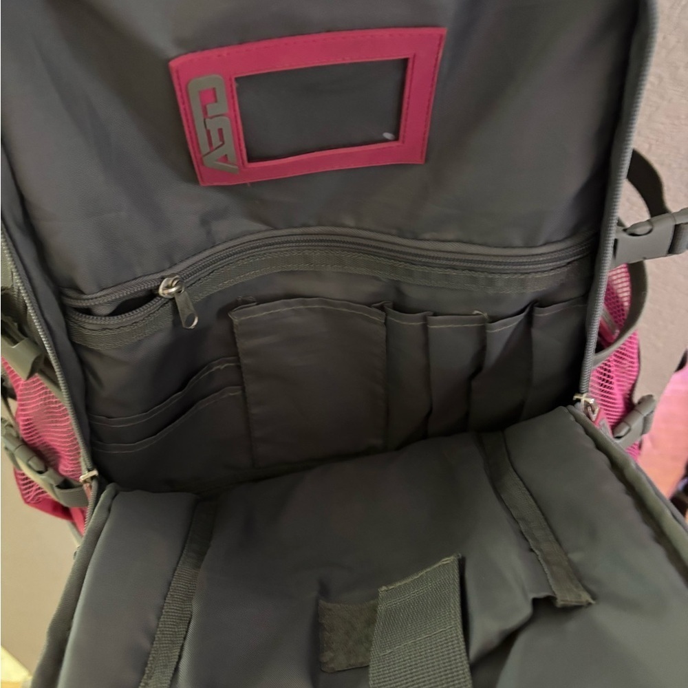 Pink and Gray Backpack - Picture 5 of 15